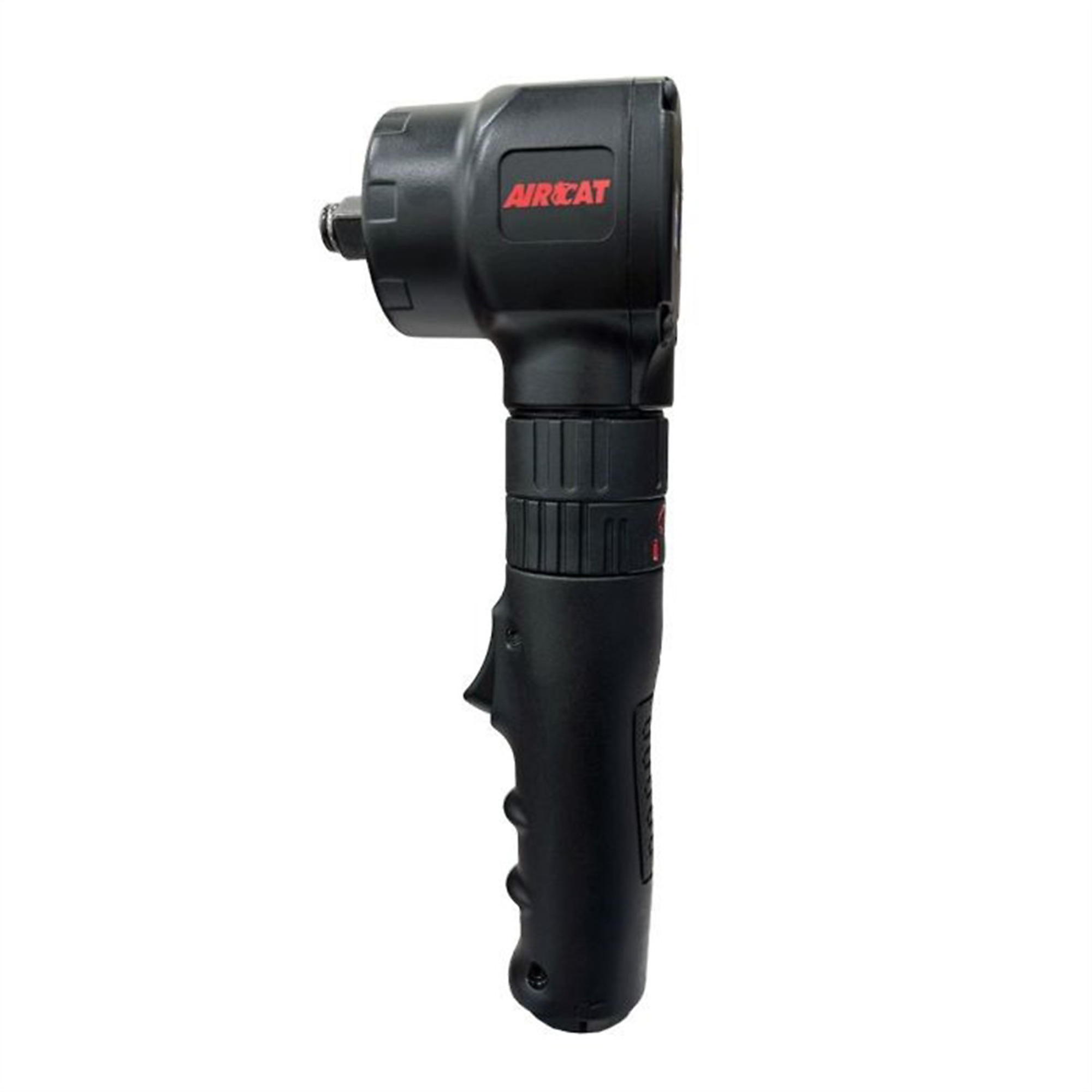 AirCat Angle Impact Wrench — 1/2in., 500 ft.-lb. Max Torque, Aluminum Alloy Housing, 360° Rotational Exhaust, Model# ACA1070